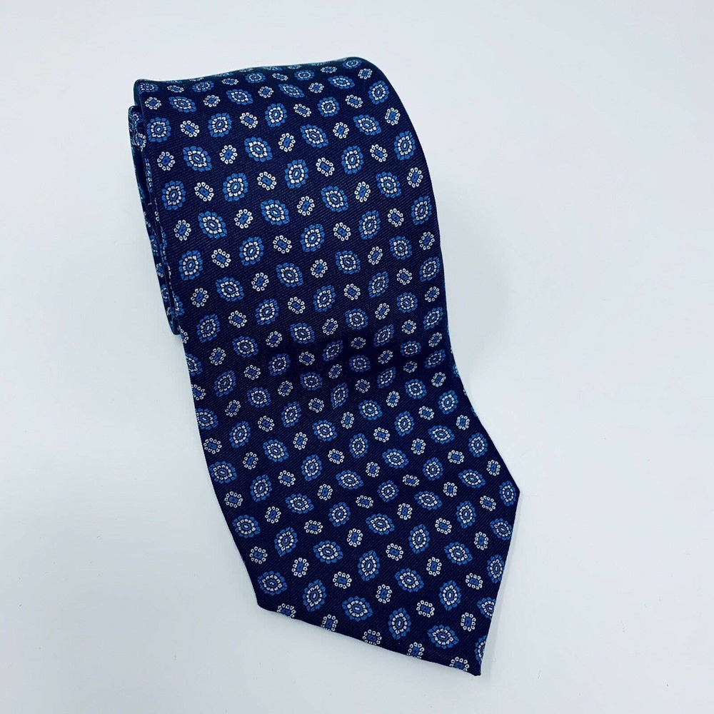 🌳 Banana Republic Factory Neck Tie Blue Floral